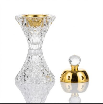 Mabkhara en Cristal et Or – Élégance pour Cérémonies