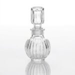 Flacon à Parfum en Verre Ciselé Élégant – Style Vintage