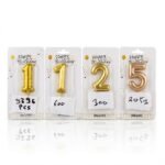 Bougies Chiffres Dorées Premium – Éclat Métallique pour Gâteaux