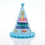 Chapeau d’anniversaire Happy Birthday coloré