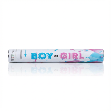 Tube à confettis Gender Reveal – “Boy or Girl”
