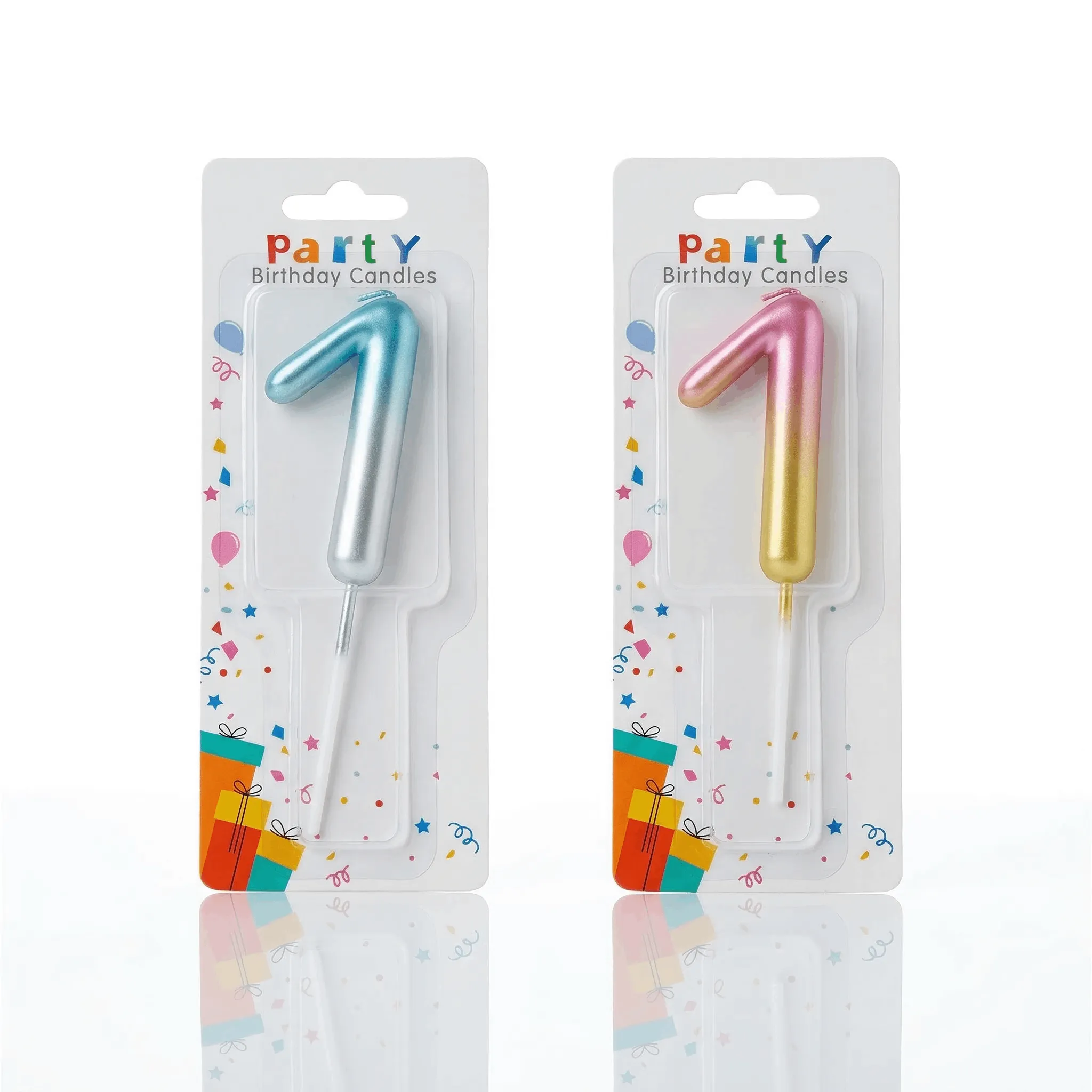 Bougies d Anniversaire Chiffres - Finition Metallique Elegante Bougies d'Anniversaire Chiffres - Finition Métallique – Image 1