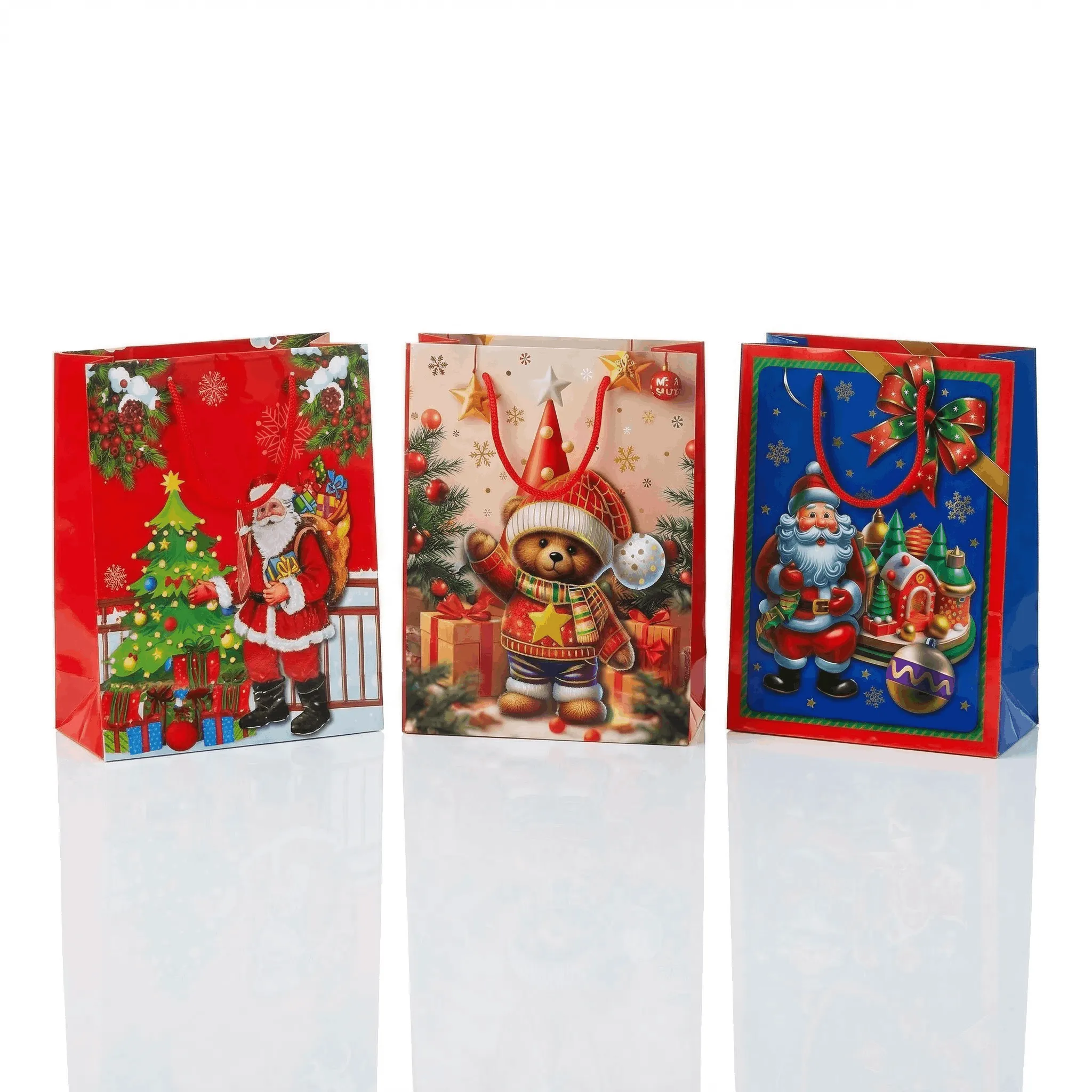 Christmas Gift Bags 3 Styles Christmas Gift Bags 3 Styles – Image 1