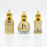 Flacon à Parfum en Verre Ciselé Vintage