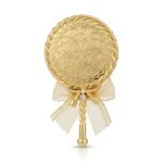 Gold Decorative Mirror Rattle