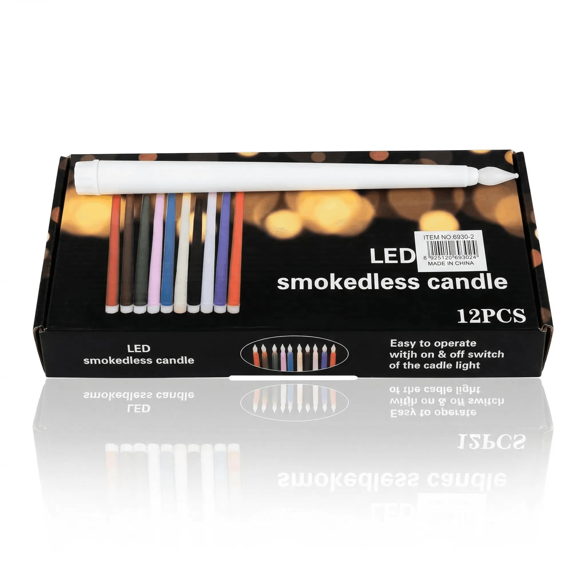 LED smokedless candle 12pcs LED smokedless candle 12pcs – Image 1