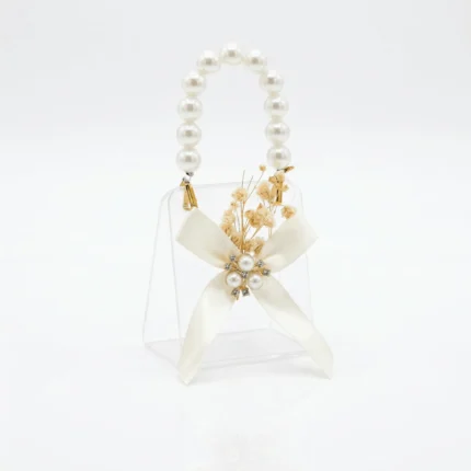 Mini Panier Cadeau Naissance avec Dentelle