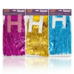 Tinsel Happy Birthday Banner