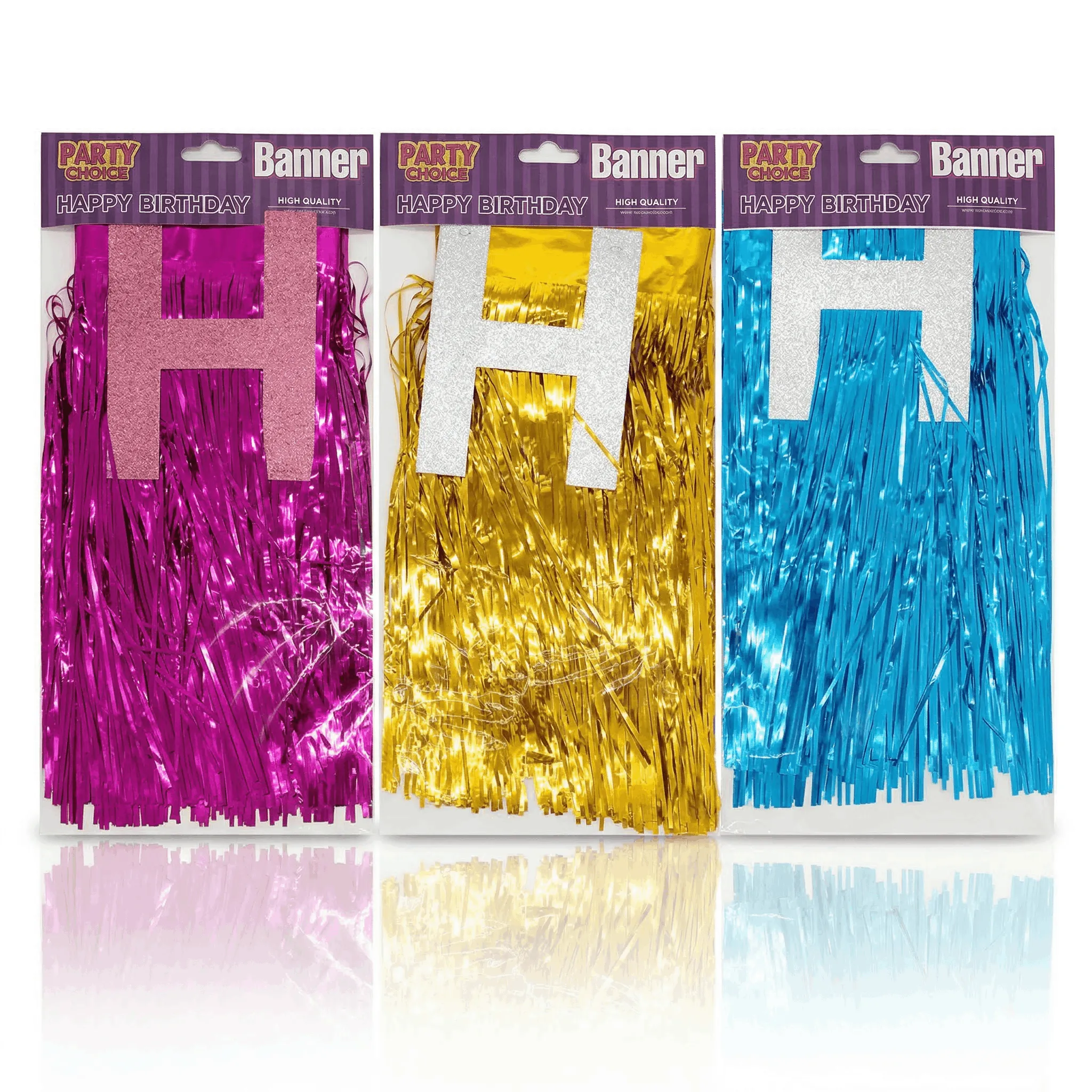 Tinsel Happy Birthday Banner Tinsel Happy Birthday Banner – Image 1